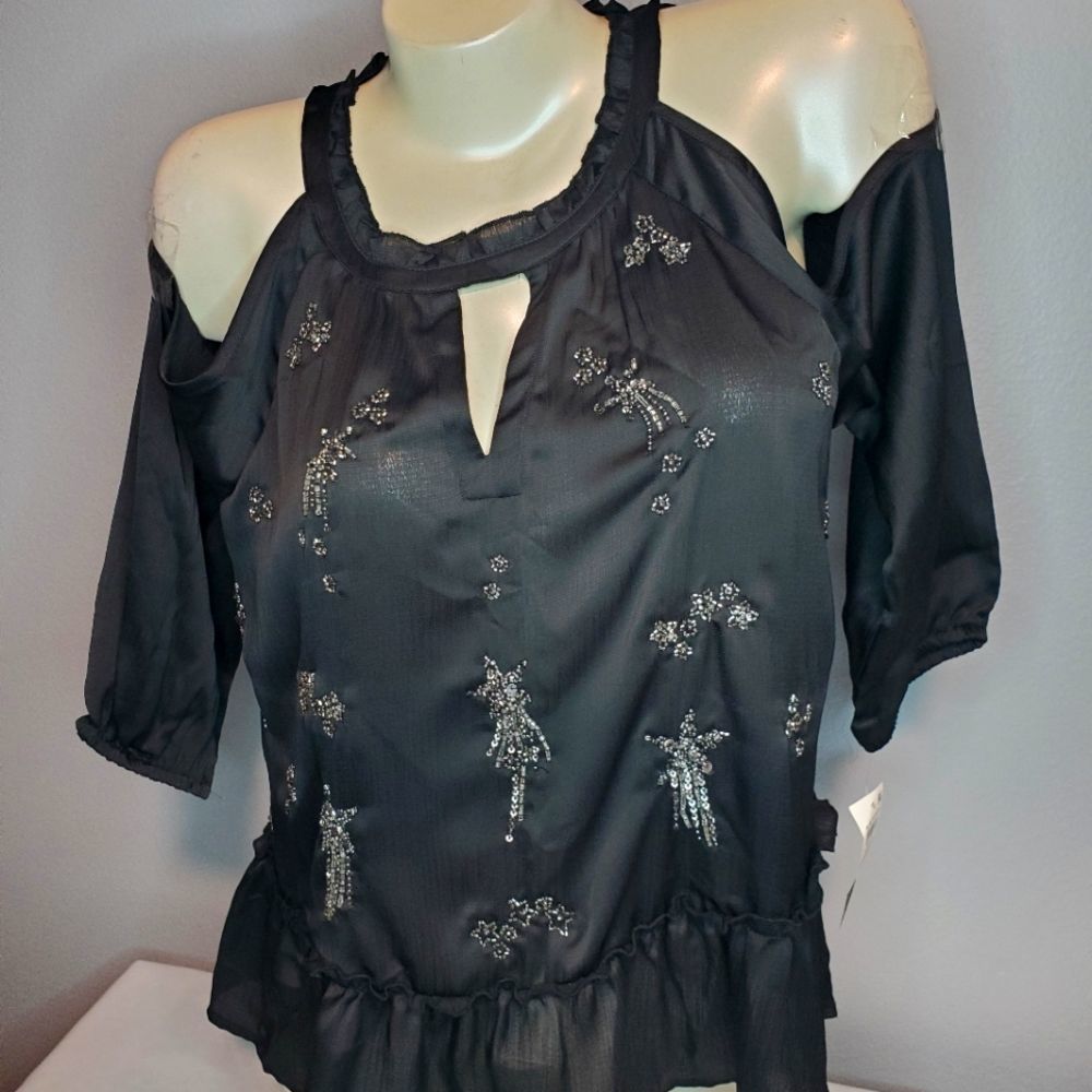 I.N.C International Concepts cold shoulder top.